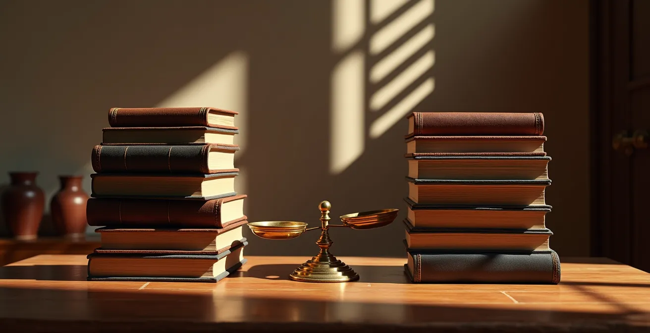 Representación simbólica del peso académico comparando doble grado y grado simple mediante objetos