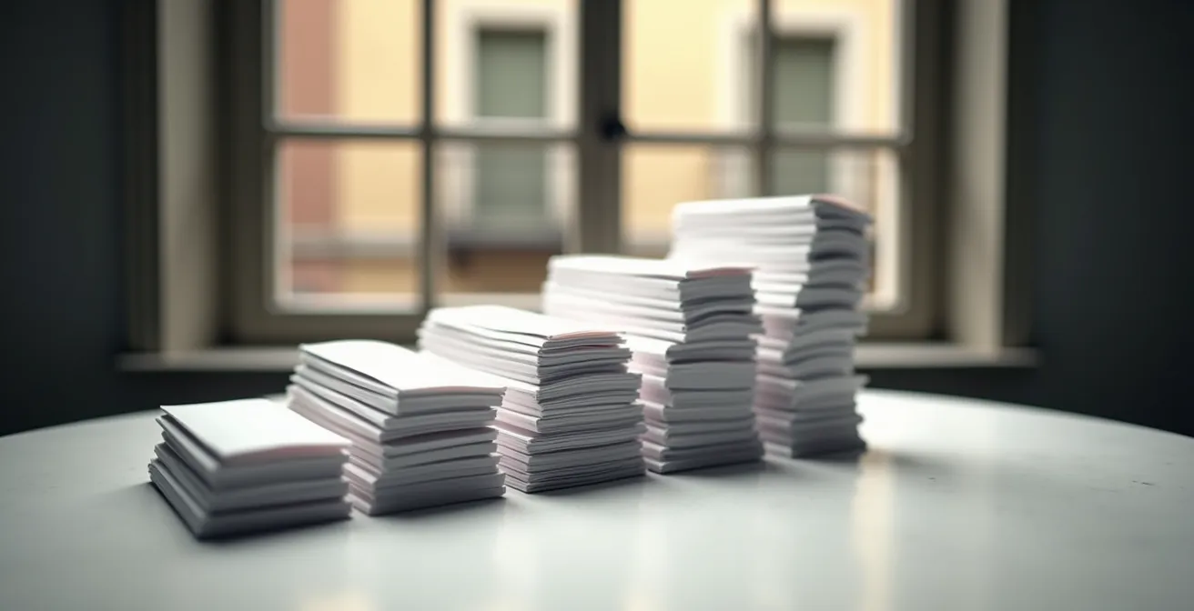 Documentos profesionales organizados mostrando una trayectoria laboral estructurada y coherente.