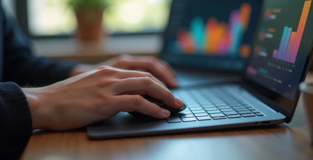 Vista macro de herramientas digitales de colaboración en uso