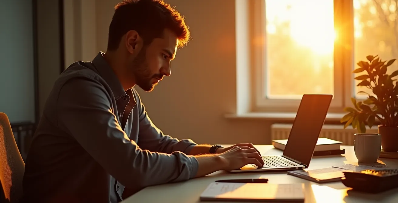 Profesional equilibrando múltiples fuentes de ingresos en España